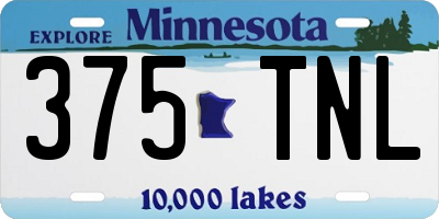 MN license plate 375TNL