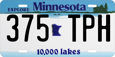MN license plate 375TPH