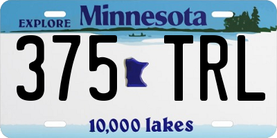 MN license plate 375TRL