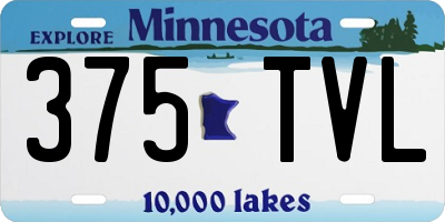 MN license plate 375TVL