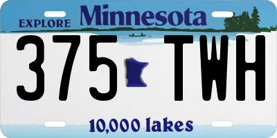 MN license plate 375TWH