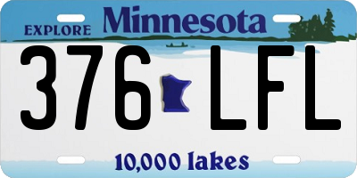 MN license plate 376LFL