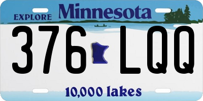 MN license plate 376LQQ