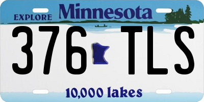 MN license plate 376TLS