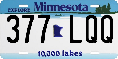 MN license plate 377LQQ