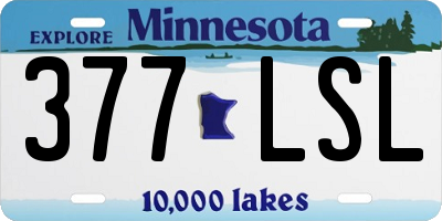 MN license plate 377LSL