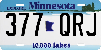 MN license plate 377QRJ