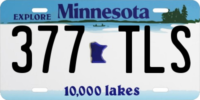 MN license plate 377TLS