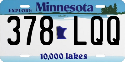 MN license plate 378LQQ