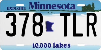 MN license plate 378TLR
