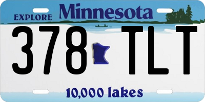 MN license plate 378TLT