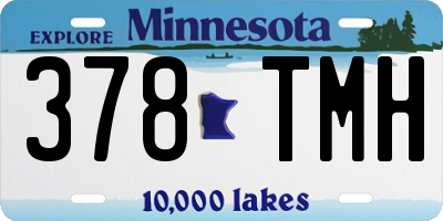 MN license plate 378TMH