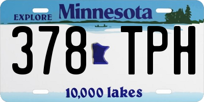 MN license plate 378TPH