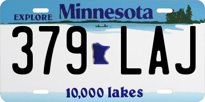 MN license plate 379LAJ