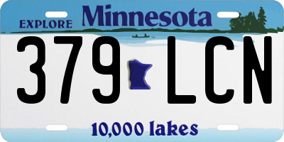 MN license plate 379LCN