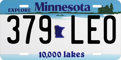 MN license plate 379LEO