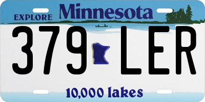 MN license plate 379LER