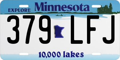 MN license plate 379LFJ
