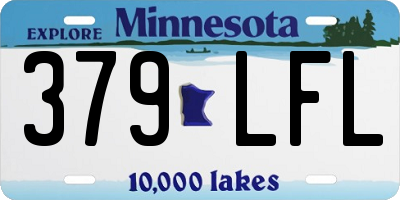 MN license plate 379LFL