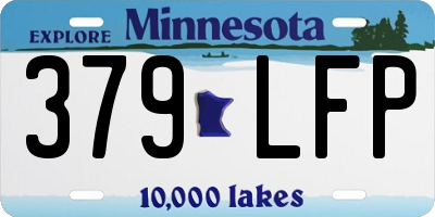 MN license plate 379LFP
