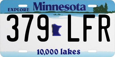 MN license plate 379LFR