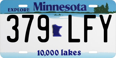 MN license plate 379LFY