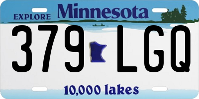 MN license plate 379LGQ