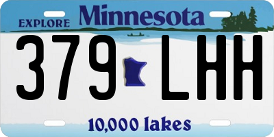 MN license plate 379LHH