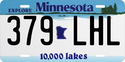 MN license plate 379LHL