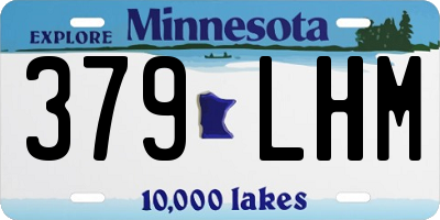 MN license plate 379LHM