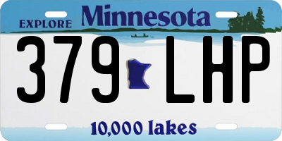 MN license plate 379LHP