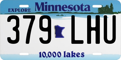 MN license plate 379LHU