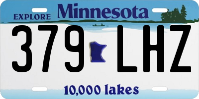 MN license plate 379LHZ
