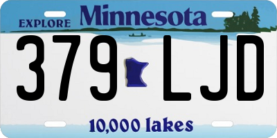 MN license plate 379LJD