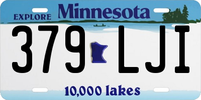 MN license plate 379LJI