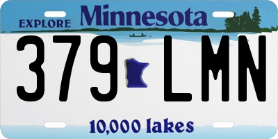 MN license plate 379LMN