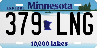MN license plate 379LNG
