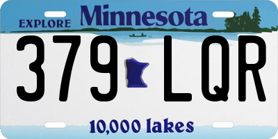 MN license plate 379LQR