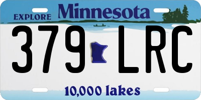 MN license plate 379LRC