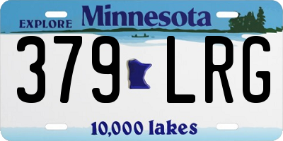MN license plate 379LRG