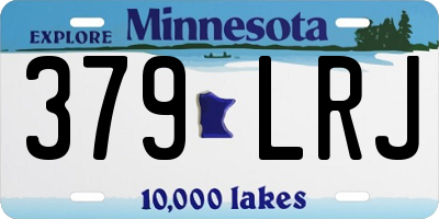 MN license plate 379LRJ