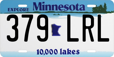 MN license plate 379LRL
