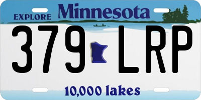 MN license plate 379LRP