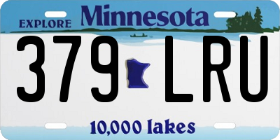 MN license plate 379LRU