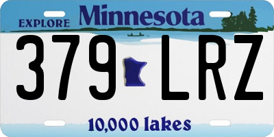 MN license plate 379LRZ