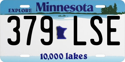 MN license plate 379LSE