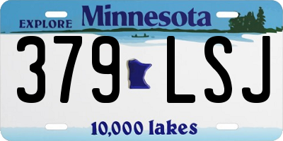 MN license plate 379LSJ