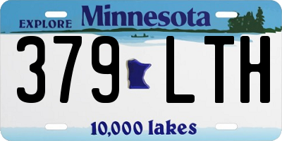 MN license plate 379LTH