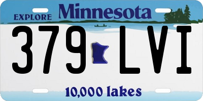 MN license plate 379LVI