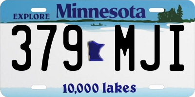 MN license plate 379MJI